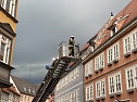 Feuerwehr&uuml;bung in der Bad Langensalzaer Altstadt (Foto: oas)