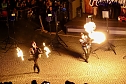 Atemberaubendes Feuerspektakel auf dem T&ouml;pfermarkt in Bad Langensalza  (Foto: Eva Maria Wiegand)