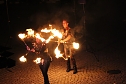 Atemberaubendes Feuerspektakel auf dem T&ouml;pfermarkt in Bad Langensalza  (Foto: Eva Maria Wiegand)