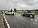 Nach der Amokfahrt eines Betrunkenen heute Abend (Foto: S.Dietzel) Nach der Amokfahrt eines Betrunkenen heute Abend (Foto: S.Dietzel)