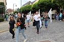 Farbenfroher Festumzug zum 211. Brunnenfest in Bad Langensalza (Foto: Eva Maria Wiegand)