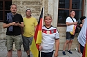 Public Viewing auf dem Neumarkt in Bad Langensalza zum Achtelfinalspiel der EM 2024 - Deutschland gegen D&auml;nemark (Foto: Eva Maria Wiegand)