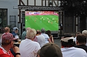 Public Viewing auf dem Neumarkt in Bad Langensalza zum Achtelfinalspiel der EM 2024 - Deutschland gegen D&auml;nemark (Foto: Eva Maria Wiegand)