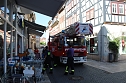 Einsatz in Bad Langensalza Innenstadt (Foto: oas)