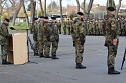 Verabschiedungsappell von Major Baumbach (Aufkl&auml;rungsbataillons 13 - Standort Gotha) auf dem Jahnplatz in Bad Langensalza (Foto: Eva Maria Wiegand)