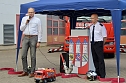 Feierliche Übergabe der neuen Drehleiter bei der Feuerwehr in Bad Langensalza (Foto: Eva Maria Wiegand) Feierliche Übergabe der neuen Drehleiter bei der Feuerwehr in Bad Langensalza (Foto: Eva Maria Wiegand)