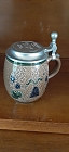 Licher Bierkrug mit Zinndeckel,  0,4 Liter 