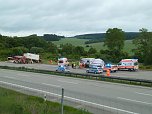 Schwerer Unfall auf der A9 (Foto: API)