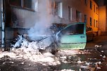 Mutma&szlig;liche Brandanschl&auml;ge gestern nacht in Sonderhausen (Foto: S.Dietzel)