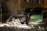 Mutma&szlig;liche Brandanschl&auml;ge gestern nacht in Sonderhausen (Foto: S.Dietzel)