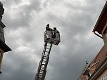 Feuerwehr&uuml;bung in der Bad Langensalzaer Altstadt (Foto: oas)