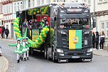 Fr&ouml;hlichbunter Karnevalsumzug in und um Bad Langensalza (Foto: Eva Maria Wiegand/ Olaf Schulze)