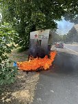 Brand in der Poststar&szlig;e (Foto: Feuerwehr Bad Langensalza)
