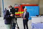 Thüringens Innenminister Georg Maier stellte die Feuerwehrstatistik für das Jahr 2022 in der neuen Feuerwache in Nordhausen vor (Foto: agl) Thüringens Innenminister Georg Maier stellte die Feuerwehrstatistik für das Jahr 2022 in der neuen Feuerwache in Nordhausen vor (Foto: agl)