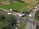 Unfall am Bahnübergang: stundenlange Sperrung der Strecke (Foto: Feuerwehr Breitenworbis/Silvio Dietzel) Unfall am Bahnübergang: stundenlange Sperrung der Strecke (Foto: Feuerwehr Breitenworbis/Silvio Dietzel)