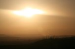 Sonnenuntergang - fotografiert vom Hainer Berg (Foto: Christoph Keil)