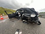 Unfall auf der A71 (Foto: S. Dietzel)