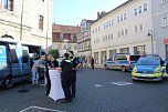 "Coffee with a cop" in Bad Langensalza (Foto: Eva Maria Wiegand)