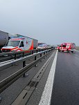 Massenkarambolage aus der A71 zwischen Heldrungen und K&ouml;lleda (Foto: Silvio Dietzel)