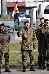 Verabschiedungsappell von Major Baumbach (Aufkl&auml;rungsbataillons 13 - Standort Gotha) auf dem Jahnplatz in Bad Langensalza (Foto: Eva Maria Wiegand)