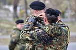 Verabschiedungsappell von Major Baumbach (Aufkl&auml;rungsbataillons 13 - Standort Gotha) auf dem Jahnplatz in Bad Langensalza (Foto: Eva Maria Wiegand)