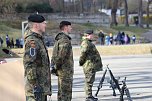 Verabschiedungsappell von Major Baumbach (Aufkl&auml;rungsbataillons 13 - Standort Gotha) auf dem Jahnplatz in Bad Langensalza (Foto: Eva Maria Wiegand)
