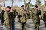 Verabschiedungsappell von Major Baumbach (Aufkl&auml;rungsbataillons 13 - Standort Gotha) auf dem Jahnplatz in Bad Langensalza (Foto: Eva Maria Wiegand)