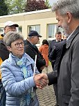 Ehrung der Alterskameraden - Feuerwehrstele vor dem Barbaraheim Mühlhausen (Foto: LRA Unstrut-Hainich-Kreis) Ehrung der Alterskameraden - Feuerwehrstele vor dem Barbaraheim Mühlhausen (Foto: LRA Unstrut-Hainich-Kreis)