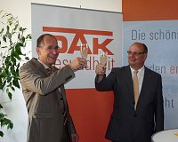 Bild: Prosit auf "Unruhestand"