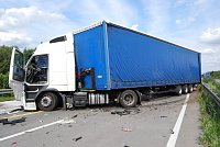 Unfall auf der A 38 Bild: Unfall auf der A 38