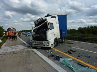 Unfall auf der A 38 Bild: Unfall auf der A 38