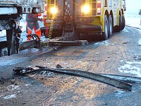 Letzte Arbeiten an der Unfallstelle Bild: Letzte Arbeiten an der Unfallstelle