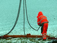Letzte Arbeiten an der Unfallstelle Bild: Letzte Arbeiten an der Unfallstelle