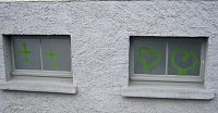 Schmierereien in Mühlhausen Bild: Schmierereien in Mühlhausen
