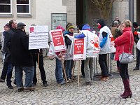 Bild: Warnstreik in Nordhausen