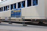 Neue Seilfahrtsbrücke wird montiert Bild: Neue Seilfahrtsbrücke wird montiert