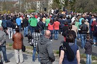 Protest gegen Erstunterkunft Bild: Protest gegen Erstunterkunft