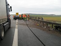 Schwerer Unfall auf der A38 Bild: Schwerer Unfall auf der A38