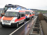 Schwerer Unfall auf der A38 Bild: Schwerer Unfall auf der A38