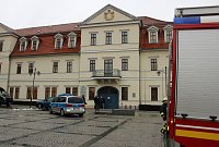 Sperrung Landratsamt Bild: Sperrung Landratsamt
