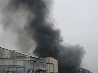 Dicke Rauchschwaden über Greußen Bild: Dicke Rauchschwaden über Greußen