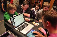 Junge Party im Klubhaus Bild: Junge Party im Klubhaus