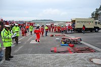 Übung auf der Autobahn Bild: Übung auf der Autobahn