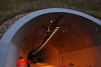 Übung auf der Autobahn Bild: Übung auf der Autobahn