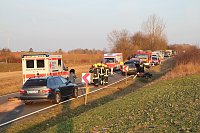Sechs Menschen bei Unfall verletzt Bild: Sechs Menschen bei Unfall verletzt