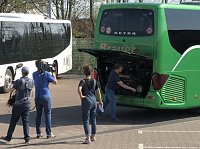 Bild: Mit Brauer und einem Filmteam unterwegs nach England