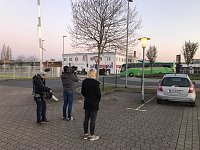 Bild: Mit Brauer und einem Filmteam unterwegs nach England
