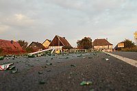 Bierlaster verunglückt Bild: Bierlaster verunglückt