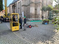 Bild: Sicherungsarbeiten an St.Bonifacius