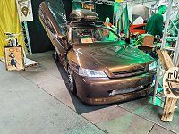 Peter Blei unterwegs auf der Erfurter Automobilmesse Bild: Peter Blei unterwegs auf der Erfurter Automobilmesse